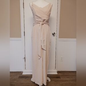 NWOT Wide-Legged Cream Jumpsuit Women's Size L